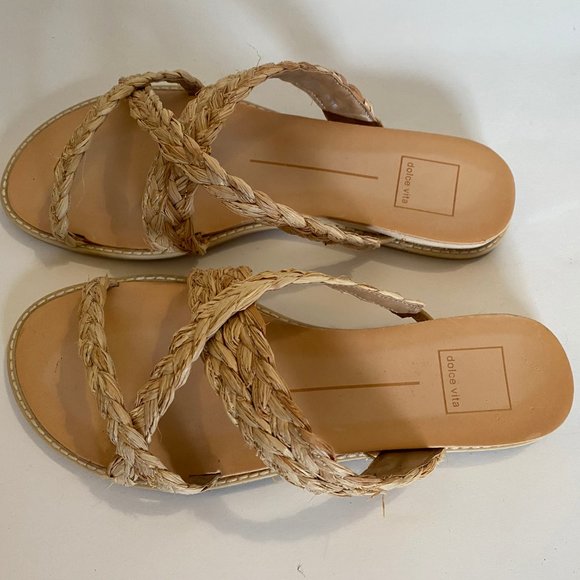 Brand New Wicker Sandals Size 9 - Picture 2 of 4